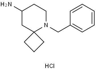5-benzyl- 8-amino-5-aza-spiro[3,5]nonane hydrochloride Structure