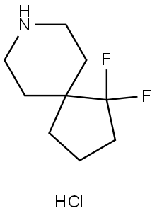 1,1-difluoro-8-azaspiro[4.5]decane hydrochloride Structure