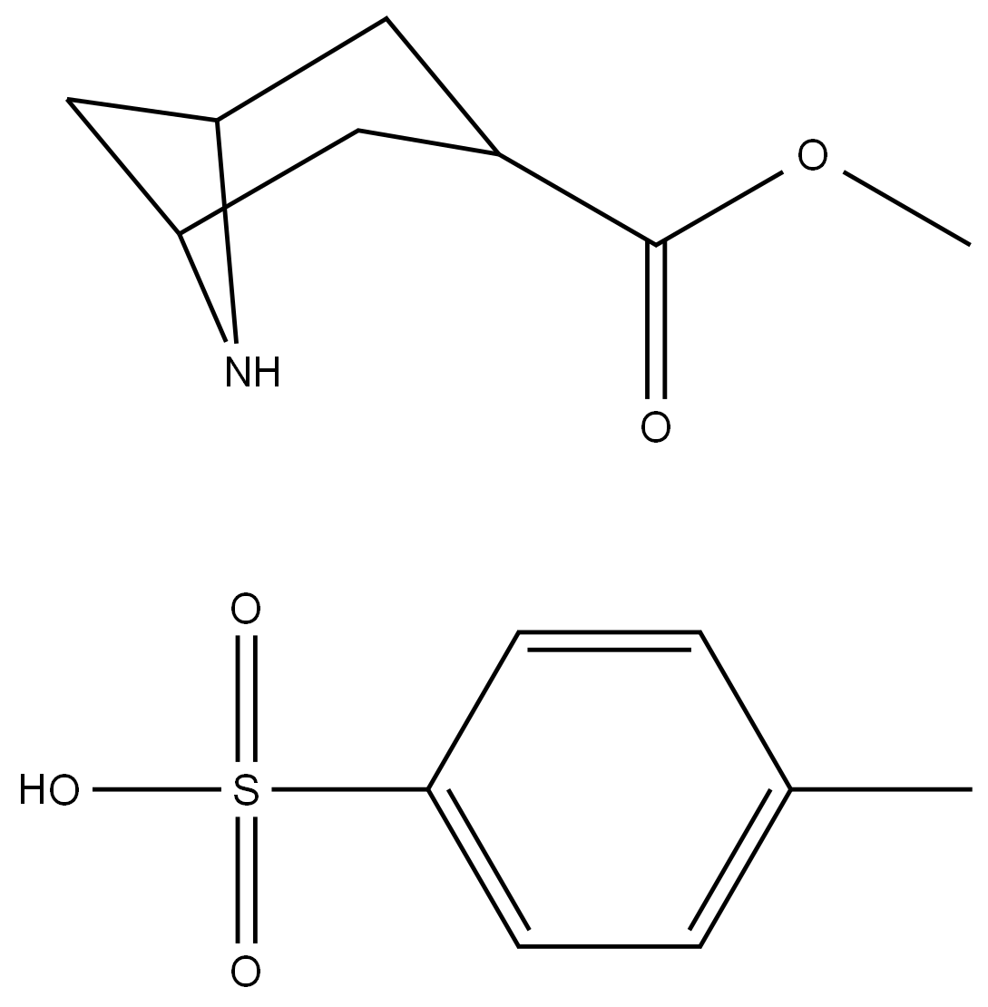 6-Aza-bicyclo[3.1.1]heptane-3-carboxylic acid methyl ester toluene-4-sulfonic acid,3026712-49-9,结构式