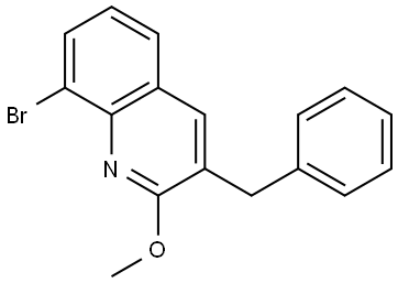 3-benzyl-8-bromo-2-methoxyquinoline,3026715-17-0,结构式