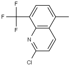 2-chloro-5-methyl-8-(trifluoromethyl)quinoline,3026728-20-8,结构式