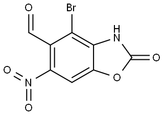 4-溴-6-硝基-2-氧代-2,3-二氢苯并[D]唑-5-甲醛,3027491-95-5,结构式
