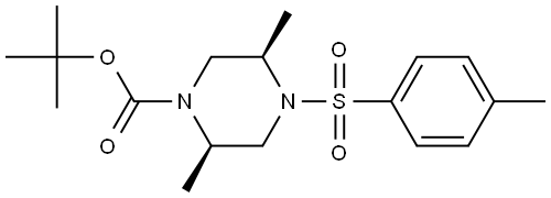 tert-butyl (2R,5R)-2,5-dimethyl-4-tosylpiperazine-1-carboxylate,3028128-71-1,结构式