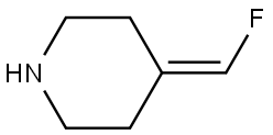 4-(Fluoromethylene)piperidine Struktur
