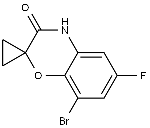 3028821-92-0 8-溴-6-氟螺[苯并[B][1,4]噁嗪-2,1'-环丙]-3(4H)-酮
