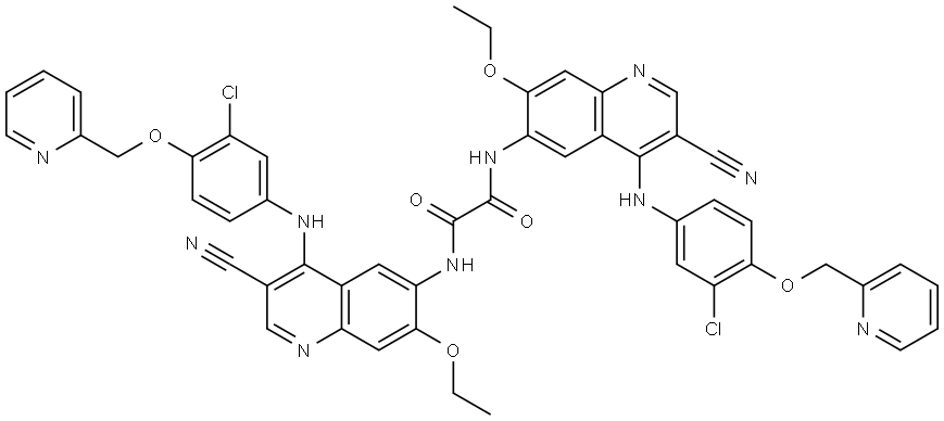 马来酸奈拉替尼IMP14, 3028836-92-9, 结构式