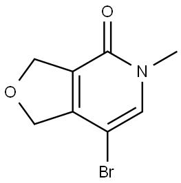 7-溴-5-甲基-3,5-二氢呋喃并[3,4-C]吡啶-4(1H)-酮,3028847-83-5,结构式