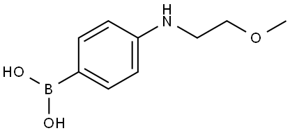 (4-((2-Methoxyethyl)amino)phenyl)boronic acid Structure