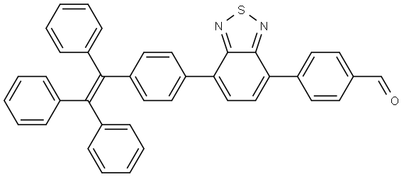 4-(7-(4-(1,2,2-triphenylvinyl)phenyl)benzo[c][1,2,5]thiadiazol-4-yl)benzaldehyde,3030266-73-7,结构式
