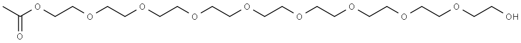 PEG9-ethyl acetate Structure