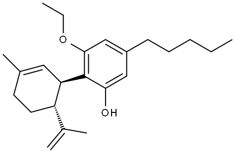 Cannabidiol monoethyl ether 结构式