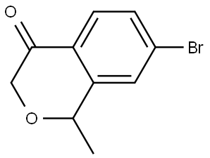 7-Bromo-1-methylisochroman-4-one Struktur