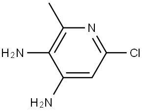 3,4-Pyridinediamine, 6-chloro-2-methyl- Struktur