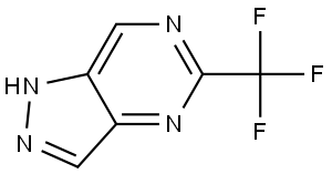 5-(Trifluoromethyl)-1H-pyrazolo[4,3-d]pyrimidine Struktur