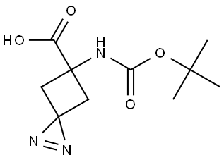 5-((tert-Butoxycarbonyl)amino)-1,2-diazaspiro[2.3]hex-1-ene-5-carboxylic acid|5-((叔丁氧羰基)氨基)-1,2-二氮杂螺[2.3]己-1-烯-5-羧酸