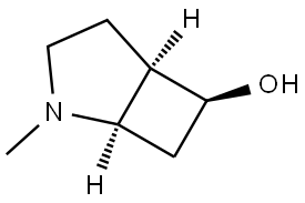 (1R,5R,6S)-2-甲基-2-氮杂双环[3.2.0]庚烷-6-醇, 3037628-23-9, 结构式