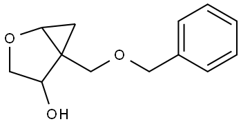 5-((Benzyloxy)methyl)-2-oxabicyclo[3.1.0]hexan-4-ol Struktur