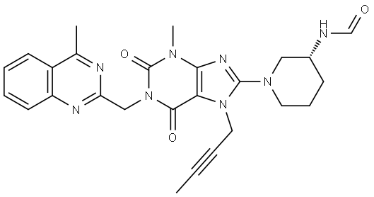 Linagliptin Impurity Struktur