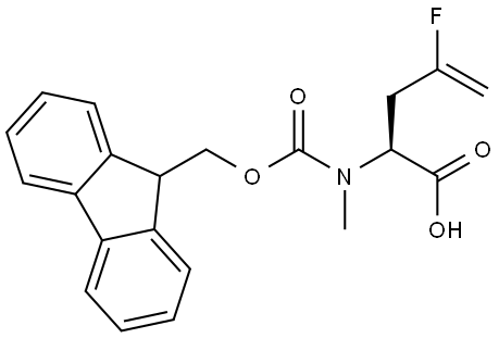 4-Pentenoic acid, 2-[[(9H-fluoren-9-ylmethoxy)carbonyl]methylamino]-4-fluoro-, (2S)-|