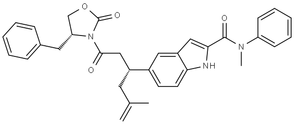 (1α)-N-イソプロピル-4β-フェニルシクロヘキサンアミン 化学構造式
