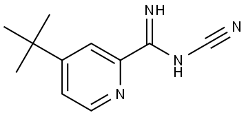 4-(tert-butyl)-N-cyanopicolinimidamide Structure
