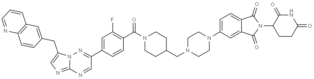 化合物 PROTAC c-Met degrader-1, 3056647-52-7, 结构式