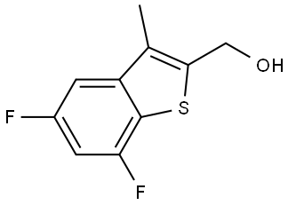 Benzo[b]thiophene-2-methanol, 5,7-difluoro-3-methyl- Structure