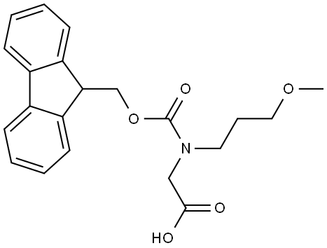 N-Fmoc-(3-methoxypropyl)glycine Structure