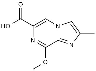 8-Methoxy-2-methylimidazo[1,2-a]pyrazine-6-carboxylic acid Structure