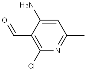 4-Amino-2-chloro-6-methylnicotinaldehyde Struktur