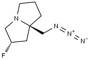 (2S,7aR)-7a-(azidomethyl)-2-fluorohexahydro-1H-pyrrolizine|(2S,7aR)-7a-(叠氮基甲基)-2-氟六氢-1H-吡咯里嗪