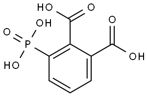 3-phosphonophthalic acid Structure