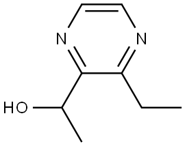1-(3-Ethylpyrazin-2-yl)ethan-1-ol Structure