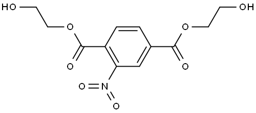 1,4-Benzenedicarboxylic acid, 2-nitro-, 1,4-bis(2-hydroxyethyl) ester Structure