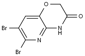 2H-Pyrido[3,2-b]-1,4-oxazin-3(4H)-one, 6,7-dibromo-|6,7-二溴-2H-吡啶并[3,2-b]-1,4-恶嗪-3(4H)-酮