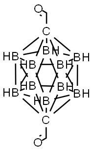 Carborane para dialdehyde Structure