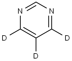 pyrimidine-4,5,6-d3 Structure