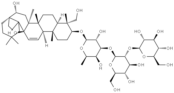 16α-Bupleuroside I Struktur
