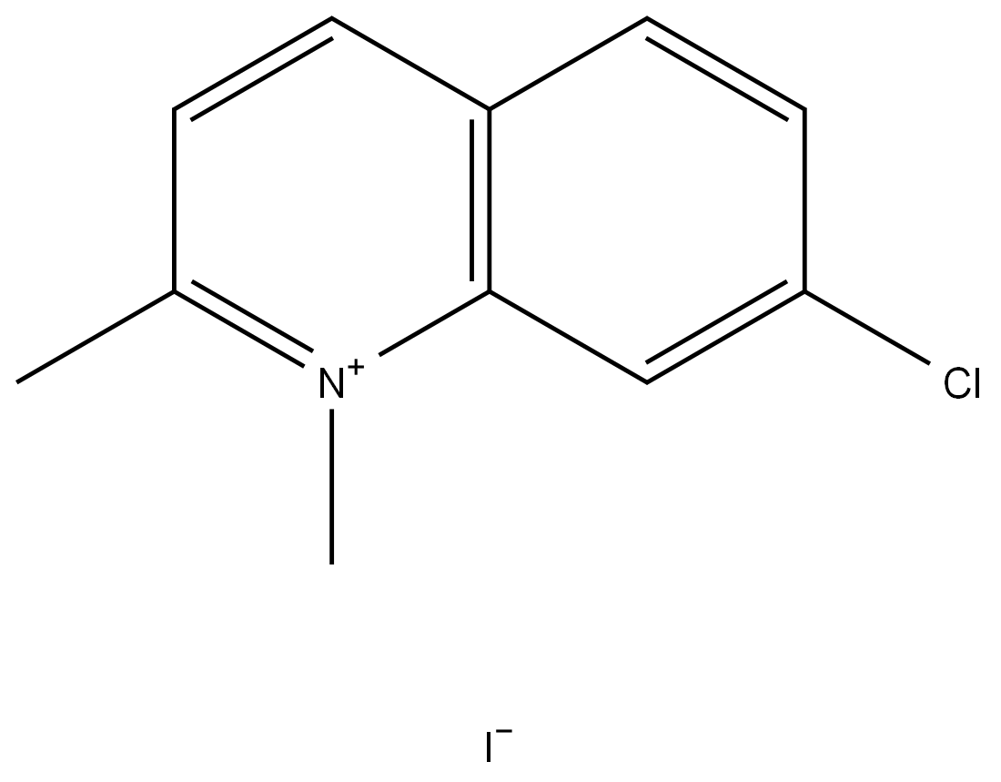7-chloro-1,2-dimethylquinolin-1-ium iodide,4964-79-8,结构式