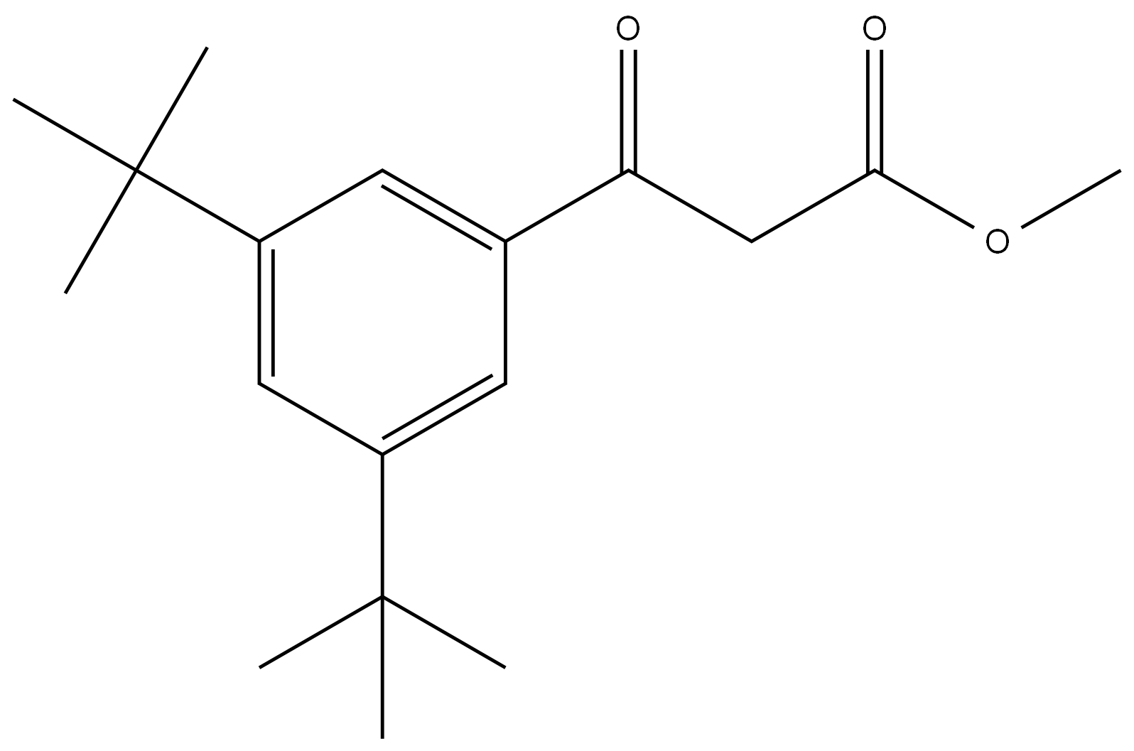 Methyl 3,5-bis(1,1-dimethylethyl)-β-oxobenzenepropanoate,500727-88-8,结构式