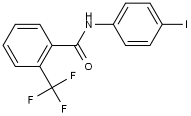 -(4-Iodophenyl)-2-(trifluoromethyl)benzamide 结构式