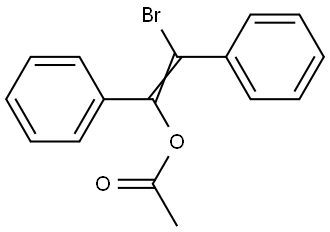 Benzenemethanol, α-(bromophenylmethylene)-, 1-acetate