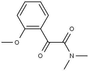 2-Methoxy-N,N-dimethyl-α-oxobenzeneacetamide Structure