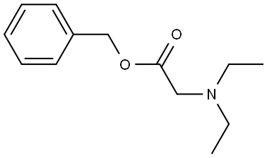 benzyl 2-(diethylamino)acetate,53342-20-4,结构式
