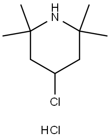 4-CHLORO-2,2,6,6-TETRAMETHYLPIPERIDINE HYDROCHLORIDE Struktur