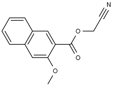 556019-50-2 Cyanomethyl 3-methoxy-2-naphthalenecarboxylate