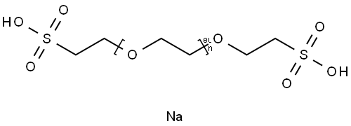 56710-57-7 Α-(2-磺乙基)-Ω-(2-磺乙氧基)聚(氧-1,2-乙二基)二钠盐
