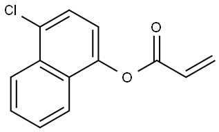 4-Chloro-1-naphthalenyl 2-propenoate Struktur