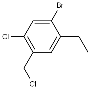 60710-83-0 1-Bromo-5-chloro-4-(chloromethyl)-2-ethylbenzene