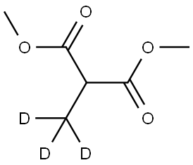 dimethyl 2-(methyl-d3)malonate Struktur